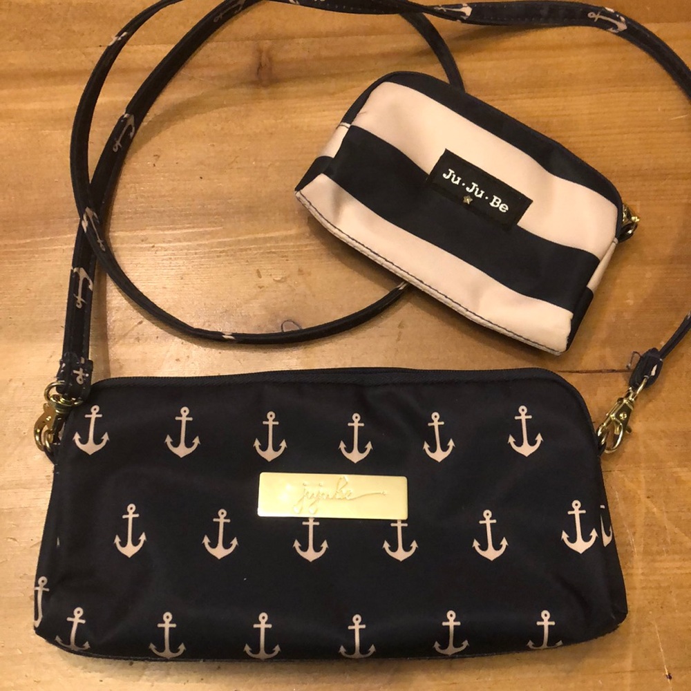 Ju-Ju-be crossbody bag and coordinating pouch